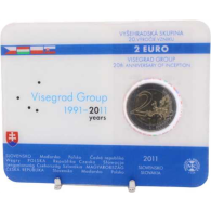 Slowakei-2 Euro-2011-bfr-Visegrad-Coincard-VS
