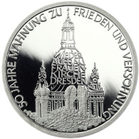Deutschland 10 DM Münze 1995 PP - Frauenkirche in Dresden