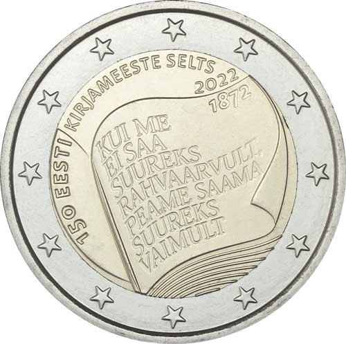 Estland-2Euro-2022-Literatur-RS