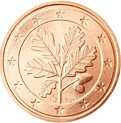 Deutschland 2 Cent 2002 bfr. Mzz. F Eichenzweig