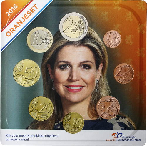 Kursmünzensatz 2016 Oranje set  Niederlande