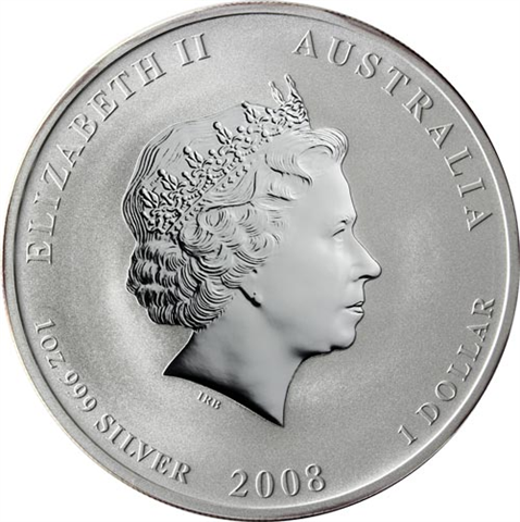 Australien-1Dollar-2008-1OzSilber-Lunar-Maus-RS