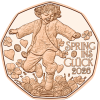 Österreich-5Euro-2026-Kupfer-Neujahrsmünze-SpringinGlück-RS