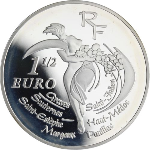 Frankreich-1,5Euro-2005-AGpp-Bordeaux-RS
