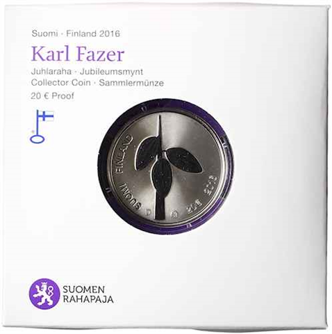 Finnland 20 Euro 2016 PP Karl Fazer 2