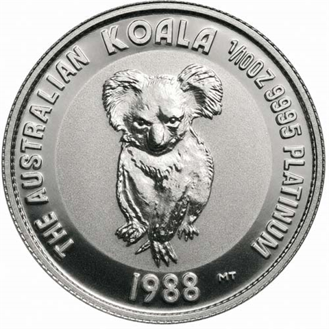 Australien-15-Dollar-1988-Platin-Koala-RS