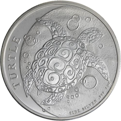 Niue-2 Dollar-2023-AGstgl-Hawksbill Schildkröte-RS