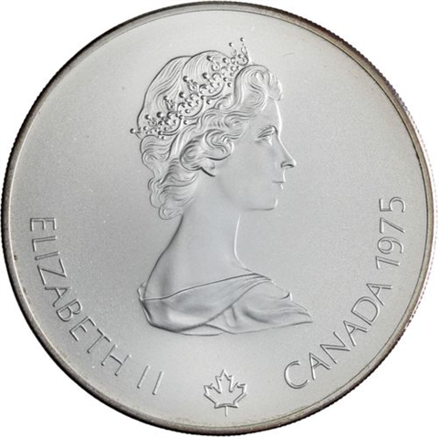 Kanada-14x10+14x5 Dollar-1973-1976-AGstgl-Olymp Montreal 76-Etui