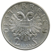 Österreich 2 Schilling Rückseite aller Ausgaben von 1934-1937 II