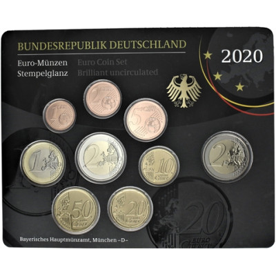 Deutschland 3,88 Euro 2020 KMS Stempelglanz Münzzeichen: D