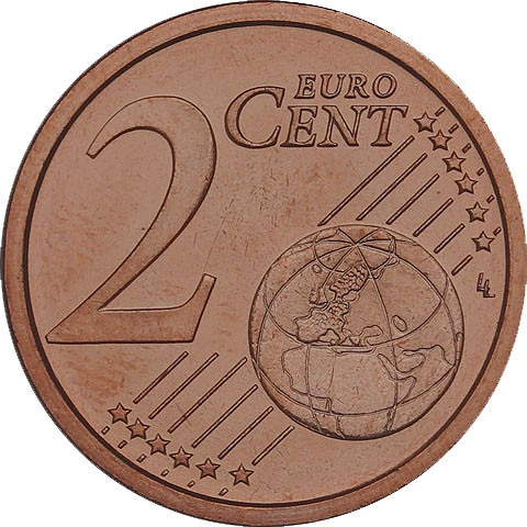 Kursmünzen aus dem Vatikan 2 Cent 2007 Stgl. Papst Benedikt XVI.