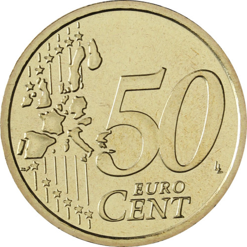 Deutschland 50 Cent 2002 bfr. Mzz. A Brandenburger Tor