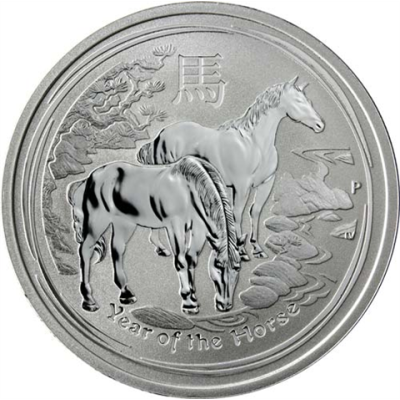 Australien-50Cent-2014-LunarII-Pferd-RS