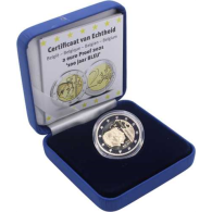 Belgien-2 Euro-2021-PP-Wirtschaftsunion-Etui