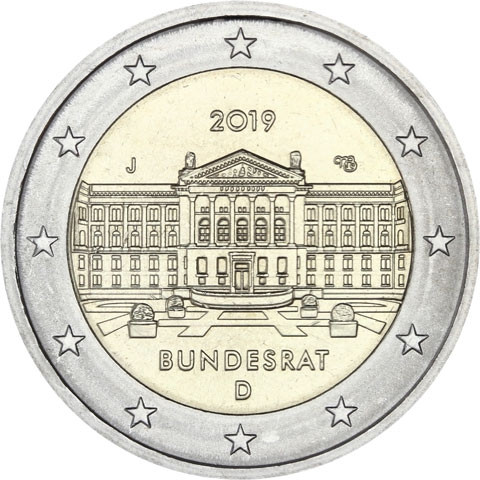 Deutschland-2-Euro-2019-Bundesrat-ADFGJ