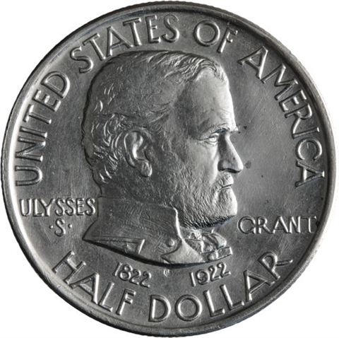 USA-HalfDollar-50centsilber-1922vz-UlyssesSGrant-RS