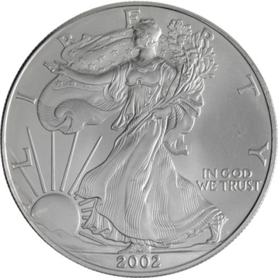 USA-1 Dollar-2002-AGstgl-Silver Eagle-RS