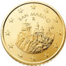 San Marino 50 Cent 2002 bfr. Festungstürme Monte Titano