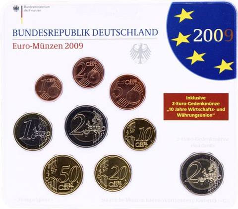 Deutschland-5,88 Euro-2009-Stgl-Kurs-MzzG-RS
