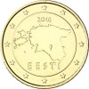 Estland 50 Cent 2016  bfr. Landkarte