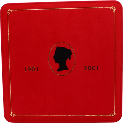 Sierra Leone-500 Dollar-2001-AGpp-Death Queen Victoria-Etui