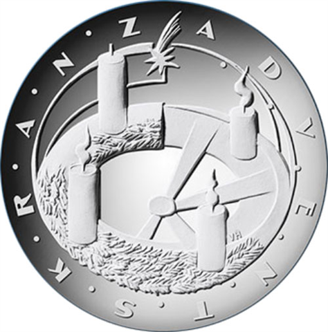 25-Euro-Sammlermünze Adventskranz 2024 Polierte Platte