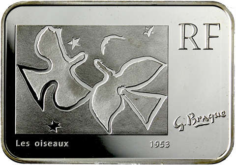 Frankreich 10 Euro 2010 PP Georges Braque I