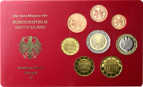 Deutschland 3,88 Euro 2003 PP Mzz. F  I