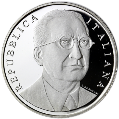 Italien 10 Euro 2011 PP Alcide de Gasperi I