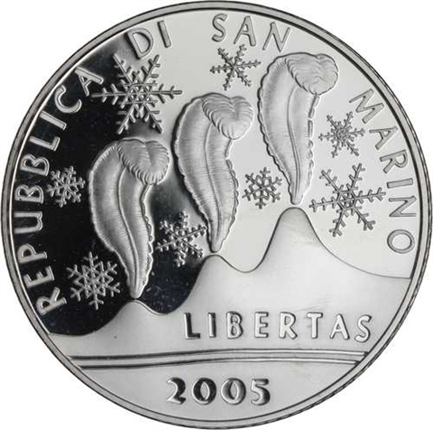 SanMarino-5Euro-2005-AGPP-Turin-VS
