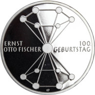 20-Euro-Silbermünze 100. Geb. Ernst Otto Fischer Deutschland 2018 