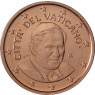 Kursmünzen aus dem Vatikan 1 Cent 2006 mit dem Motiv vom Papst Benedikt XVI.