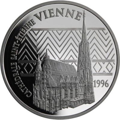 Frankreich-15 Euro 100 Francs-1996-AGpp-Dom Sankt Stephan-RS