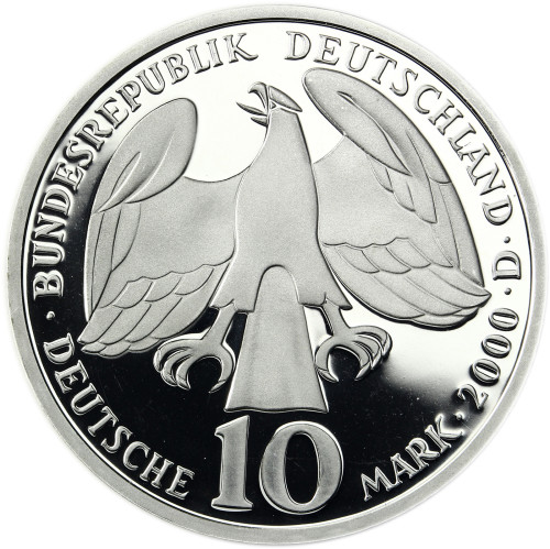 Deutschland 10 DM Silber 2000 PP Johann Sebastian Bach