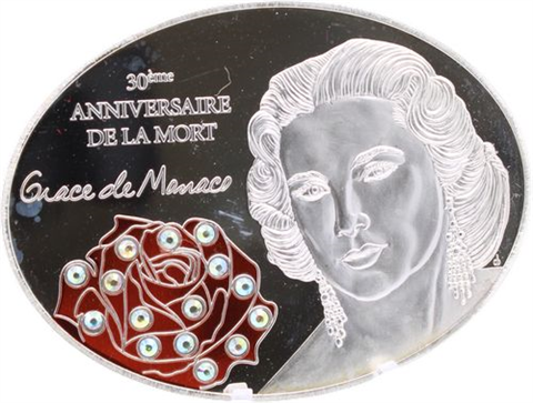 Fiji-10 Dollar-2012-AGpp-30Todestag Grace Kelly-Etui