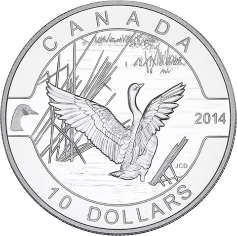 Kanada-10x10Dollar-2014-AG-Etui