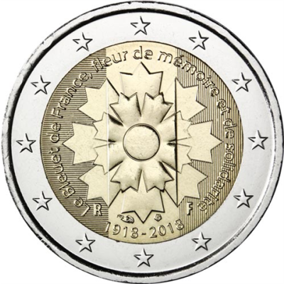 Frankreich-2-Euro-2018-bfr-Kornblume-RS