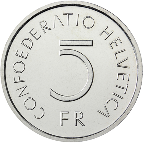 Schweiz-5Franken-1976-bfr-SchlachtMurten-RS