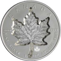 Kanada-20 Dollar-2021-AG-MapleLeaf-Super Incuse-RS