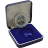 Großbritannien-Ecu-1995-AGstgl-Farbe-Sir Walter Raleigh-Etui
