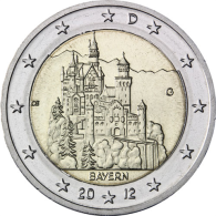 Deutschland-2-Euro-2012-Schloss-Neuschwanstein-G