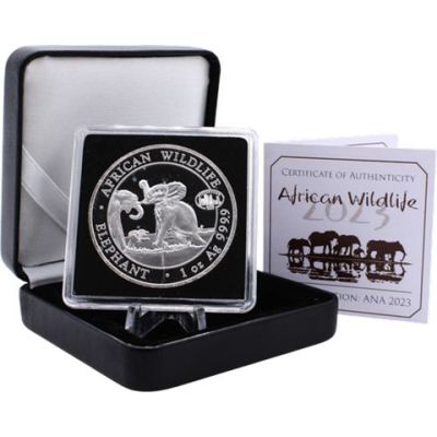 Somalia-1Unze-2023-Elephant-AGpl-Etui