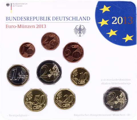 Deutschland-5,88 Euro-2013-Stgl-Kurs-MzzD-RS