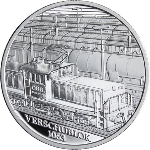 Österreich-6x20Euro-2007-2009-AGpp-Eisenbahn-EtuiI