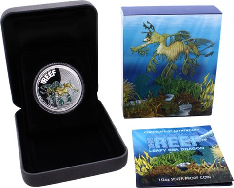 Australien-50 Cent-2009-AGpp-Leafy Sea Dragon-Farbe-RS