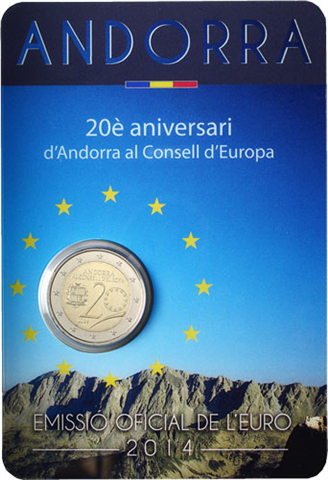 Andorra-2-Euro-2014-PP-20-Jahre-Beitritt-zum-Europarat-1-