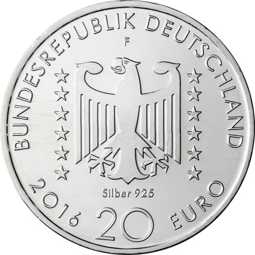 Nelly Sachs 20 Euro Silbermünze