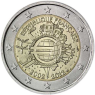 Frankreich-2Euro-2012-100JahreBargeld-RS