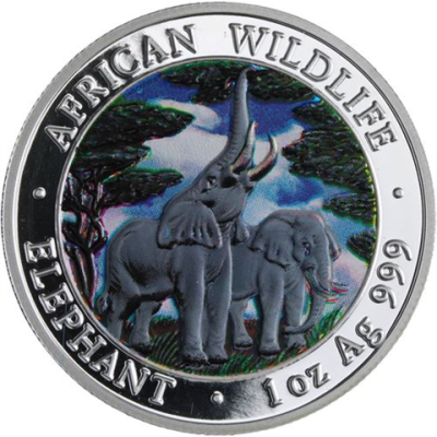 Sambia-5000Kwacha-2003-AGpp-Elefant-Farbe-RS
