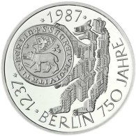 Deutschland 10 DM Silber 1987 Stgl. 750 Jahre Berlin I